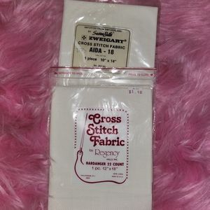 Cross stitch fabric bundle